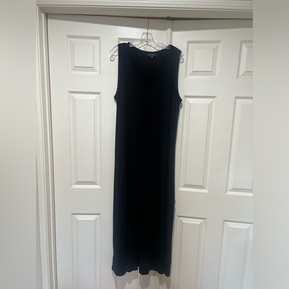 Karen Kane Women 2XL Black Sleeveless Maxi Dress Jersey Soft Stretch‎ Relaxed